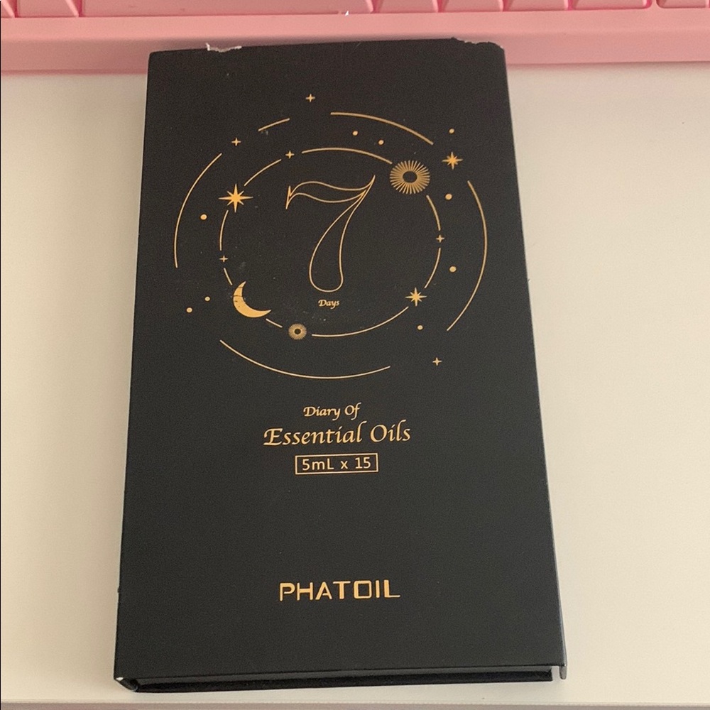7-Day Essential Oil Diary Set - Gold and Green